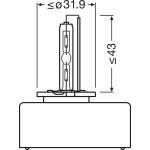 Glühlampe, Fernscheinwerfer 66540 Glühlampe, Fernscheinwerfer 66540