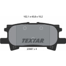 Textar | Bremsbelagsatz, Scheibenbremse | 2396701