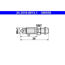 ATE | Entlüfterschraube/-ventil | 24.3518-0013.1