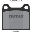 Textar | Bremsbelagsatz, Scheibenbremse | 2022803