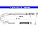 24.3727-0553.2 Seilzug, Feststellbremse 24.3727-0553.2 Seilzug, Feststellbremse