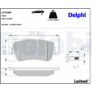 Delphi | Bremsbelagsatz, Scheibenbremse | LP1964