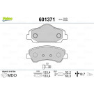 Valeo | Bremsbelagsatz, Scheibenbremse | 601371