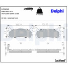 Delphi | Bremsbelagsatz, Scheibenbremse | LP1452
