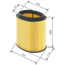 BOSCH F 026 400 213 Luftfilter