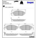 Delphi Bremsbelagsatz, Scheibenbremse LP2218
