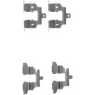 Hella | Zubehörsatz, Scheibenbremsbelag | 8DZ 355 203-791