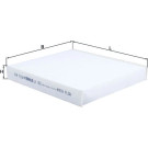 LA 100 Filter, Innenraumluft