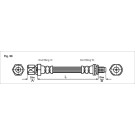Metzger | Bremsschlauch | 4114730