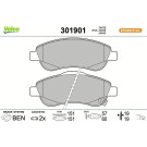 301901 Bremsbelagsatz, Scheibenbremse ESSENTIAL