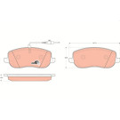 GDB1503 Bremsbelagsatz, Scheibenbremse COTEC GDB1503 Bremsbelagsatz, Scheibenbremse COTEC