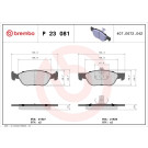 P 23 081 Bremsbelagsatz, Scheibenbremse PRIME LINE