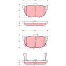 GDB3368 Bremsbelagsatz, Scheibenbremse GDB3368 Bremsbelagsatz, Scheibenbremse