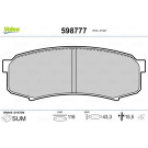 Valeo | Bremsbelagsatz, Scheibenbremse | 598777
