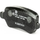 Delphi Bremsbelagsatz, Scheibenbremse LP1681 Delphi Bremsbelagsatz, Scheibenbremse LP1681