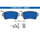 ATE | Bremsensatz, Scheibenbremse | 13.0460-2632.2, 24.0122-0305.1
