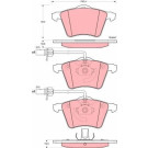 GDB1459 Bremsbelagsatz, Scheibenbremse GDB1459 Bremsbelagsatz, Scheibenbremse