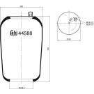 FEBI BILSTEIN 44588 Federbalg, Luftfederung