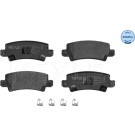 Meyle | Bremsbelagsatz, Scheibenbremse | 025 238 1616/W