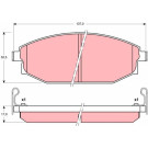 GDB3232 Bremsbelagsatz, Scheibenbremse GDB3232 Bremsbelagsatz, Scheibenbremse