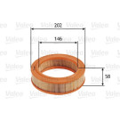 Valeo | Luftfilter | 585644
