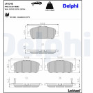 Delphi | Bremsbelagsatz, Scheibenbremse | LP3243 Delphi | Bremsbelagsatz, Scheibenbremse | LP3243