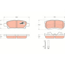 GDB3341 Bremsbelagsatz, Scheibenbremse COTEC