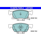13.0470-7325.2 Bremsbelagsatz, Scheibenbremse ATE Ceramic