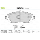 Valeo | Bremsbelagsatz, Scheibenbremse | 598456 Valeo | Bremsbelagsatz, Scheibenbremse | 598456