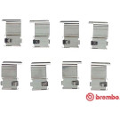 Brembo A 02 242 Zubehörsatz, Scheibenbremsbelag PRIME LINE