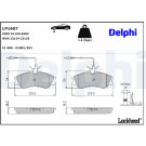Delphi | Bremsbelagsatz, Scheibenbremse | LP1607 Delphi | Bremsbelagsatz, Scheibenbremse | LP1607
