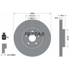 Textar | Bremsscheibe | 92195303