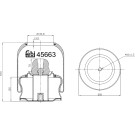 FEBI BILSTEIN 45663 Federbalg, Luftfederung