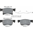Textar Bremsbelagsatz, Scheibenbremse Q+ 2212301 Textar Bremsbelagsatz, Scheibenbremse Q+ 2212301
