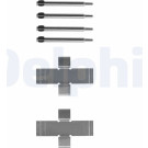Delphi LX0006 Zubehörsatz, Scheibenbremsbelag