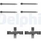Delphi LX0095 Zubehörsatz, Scheibenbremsbelag