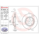 Brembo | Bremsscheibe | 09.B043.11