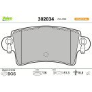 Valeo Bremsbelagsatz, Scheibenbremse ESSENTIAL 302034