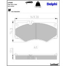 Delphi Bremsbelagsatz, Scheibenbremse LP468