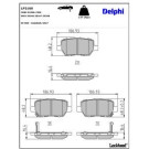 Delphi Bremsbelagsatz, Scheibenbremse LP2160