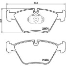 Brembo | Bremsbelagsatz, Scheibenbremse | P 06 042