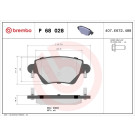 Brembo | Bremsbelagsatz, Scheibenbremse | P 68 028