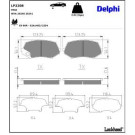 Delphi Bremsbelagsatz, Scheibenbremse LP2208