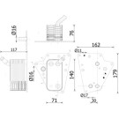 Mahle | Ölkühler, Motoröl | CLC 274 000S