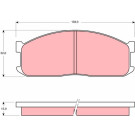 GDB983 Bremsbelagsatz, Scheibenbremse