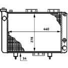 Mahle | Kühler, Motorkühlung | CR 616 000S