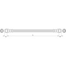 Metzger | Bremsschlauch | 4110994