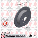 Zimmermann | Bremsscheibe | 590.2846.20