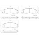 Brembo | Bremsbelagsatz, Scheibenbremse | P 24 041