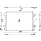 AC 812 000S Kondensator, Klimaanlage BEHR